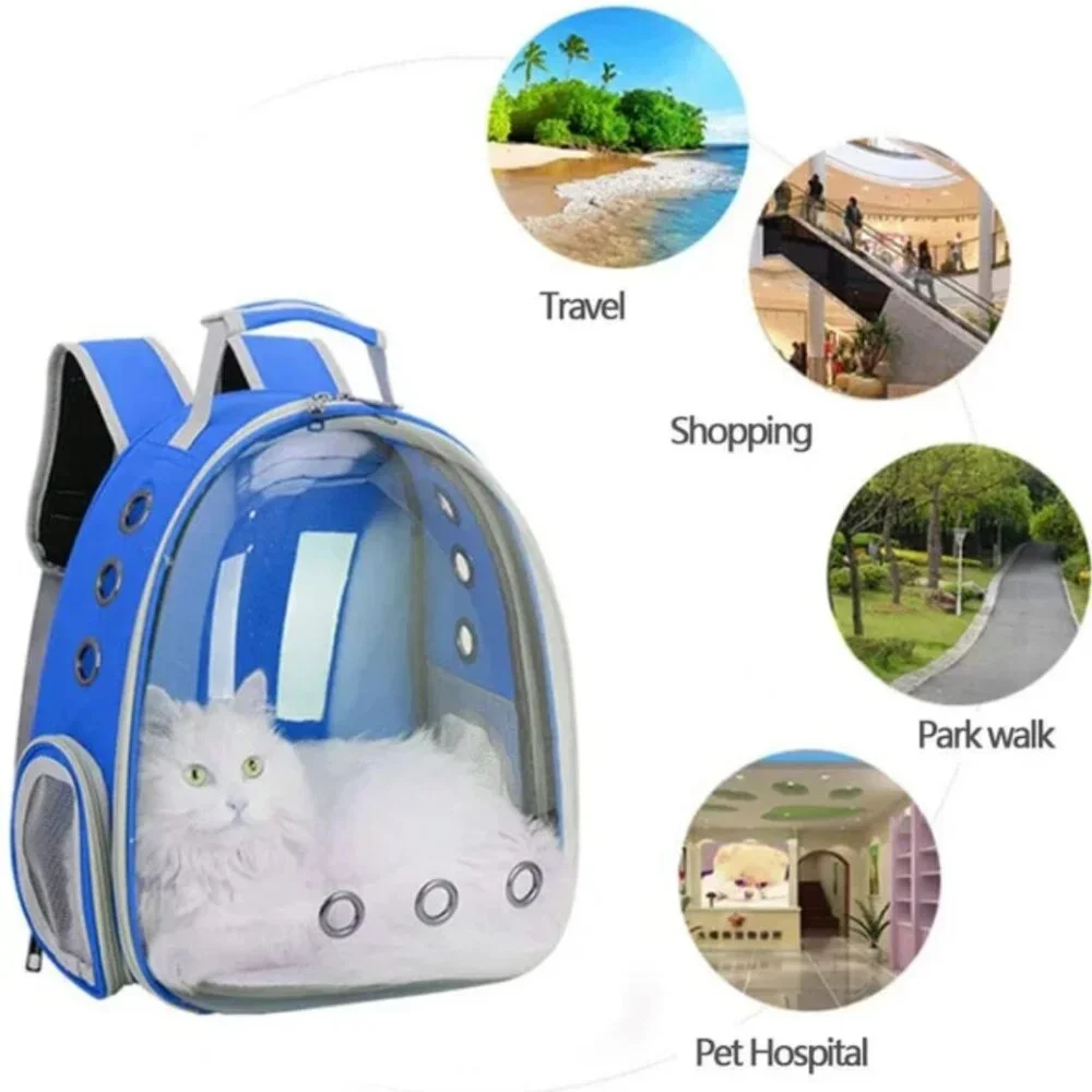 Cat/Dog Backpack TSA Approved Pet Backpack Portable Pet Carrier 